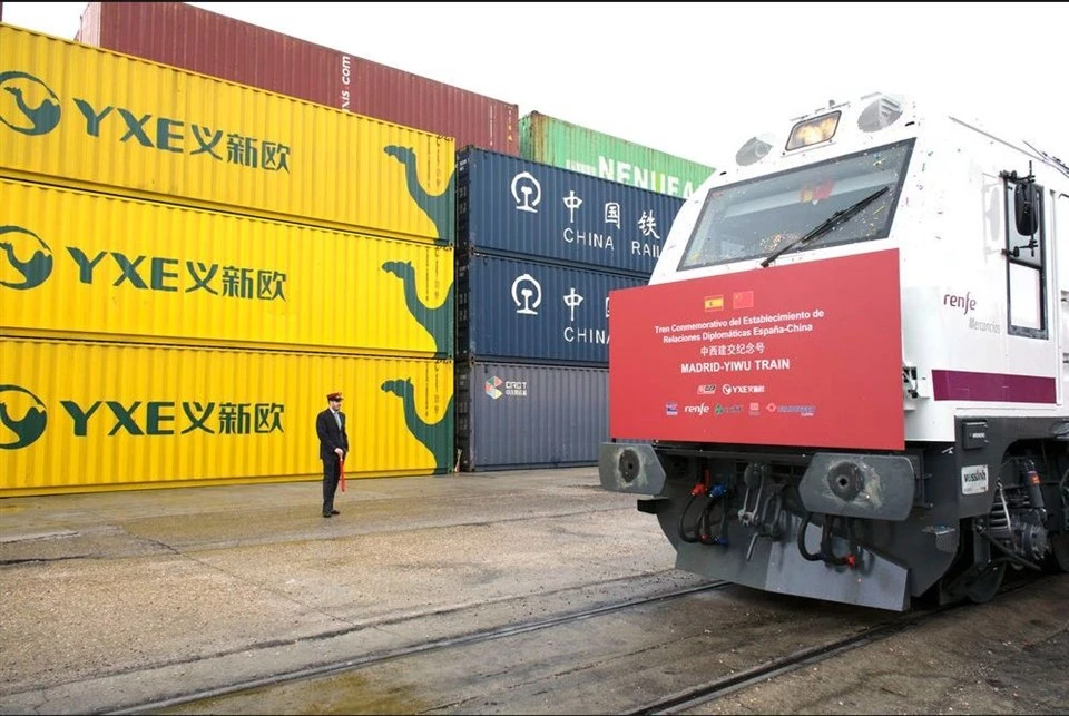 Kina Frankrig jernbanetransport
