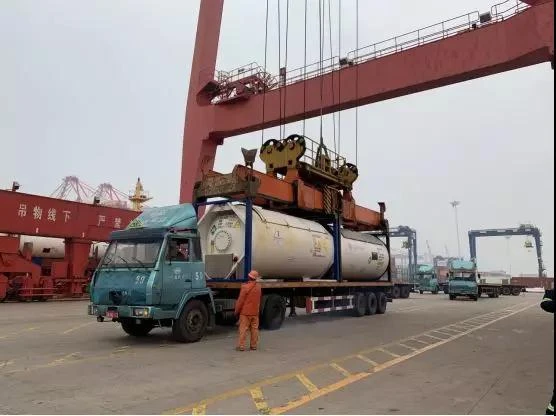 Kina, amerikansk kemikalietransport